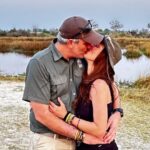 Shannon Elizabeth Instagram - Had the most magical birthday of my life thanks to my other half @conservationguy & our good friend & brother @safarirob at @goldenafricasafaris! After losing my little man a couple of months ago, being in the bush with no reception for days & the most exquisite animals around us is just what the doctor ordered. We started early on the 7th with a helicopter tour over the Okavango Delta. We then landed in the bush for a champagne toast & headed back to our game viewer so we could get packed up & drive into Moremi Game Reserve. We camped at Second Bridge for five incredible nights & fell asleep to lions roaring all around us. We played poker in the middle of the bush pretty much every day & ate the most unbelievable food! Then Simon suprised me with video messages from so many friends who couldn't be with us. Thank you to all of you who sent a video message. It really did mean the world to me & is something I will keep forever & watch often. I love you all! It was a week of suprises, love, laughter, & so many animals. Golden Africa Safaris truly went out of their way to make everything absolutely perfect for me-including the birthday cake made out of elephant dung...delish!! I'll break down moments with photos as I can. But wanted to say thank you to everyone who celebrated with us, whether near or far. And the biggest thank you to my hubby Simon-my partner in crime-my mirror image. There's nothing we love more than adventures & animals. This trip couldn't have more of both if we tried. May we have so many more adventures together & may every single day be a new adventure we get to experience together. I love you. ♥️ #botswana #okovangodelta #goldenafricasafaris #moremi #shannonelizabeth