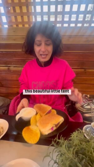 Shappi Khorsandi Instagram - I lived in Park Royal NW10 from aged 15 and I hated it because it was a flipping Industrial Estate...it has been BROUGHT TO LIFE though by these gorgeous tents of foodie joy...Lebenese, Iraqi and Syrian mostly...Loads of artists are pitching up in cheaper studios and the place is a haven of creativity. Go and discover this pocket of London before it becomes gentrified and the tents get taken over my chains and they start calling everything 'street food'. This is actually food, made on the street, by nice people who bring you complimentary tea and sweets because Arabs do hospitality from the heart ❤️ 
#streetfood
#popuprestaurant 
#lebenesefood
#arabfood
#arabhospitality 
#parkroyal
#parkroyalindustrialestate 
#stonebridge
#nw10