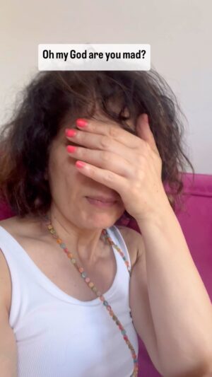 Shappi Khorsandi Instagram - A rant. I honestly can't do a thing in this heat. Jabba-the-hutting on my settee. #heatwave #london #londonsummer