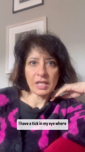 Shappi Khorsandi Instagram - I should post this on tiktoK...GEDDIT???? (I'm here all week) #ticking #ocd