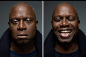 Shappi Khorsandi Instagram - We loved him. Brooklyn Nine-nine is what my daughter and I do together. It saw us safely (sanely) through lockdown. We watch it almost every evening. It's never 'TV?' It's 'Nine nine?' Captain Holt could never have been anyone else's part. #andrebrougher