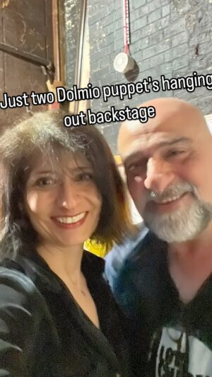 Shappi Khorsandi Instagram - This was at wonderful Andy Smart's memorial gig with his buddy @omiddjalili who I will never not be delighted to force to be in a selfie
