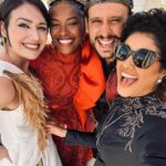 Sharam Diniz Instagram - Na TV pegando fogo, mas nos bastidores, só amor!