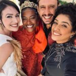 Sharam Diniz Instagram - Na TV pegando fogo, mas nos bastidores, só amor!