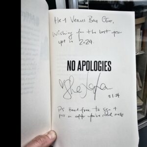 Sharni Layton Instagram - Hi Venus Bay Goers! I've just dropped 2 x signed copies of my book 'No Apologies' in the VB Book Exchange. Men's Shed (pic above) and the one on the right of Jupiter as you drive into VB. Wishing you all a great 2024!! Love me x #BookExchange #VenusBay #Holidays #ChilledVibes #FavSpot #PayItForward #NoApologies #Reading 💕