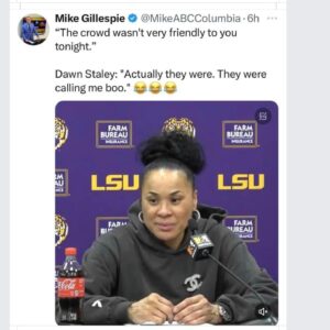 Sharon Reed Instagram - 😂 Dawn Staley remains my favorite coach 🏀 
#philly