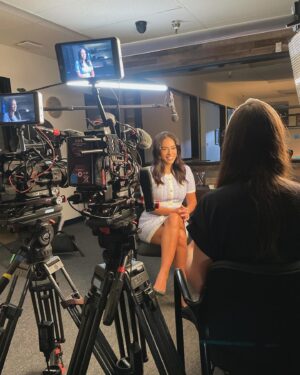 Sharon Carpenter Instagram - A 5-hour nonstop interview may be a record for me. Didn’t know I had it in me.🤩