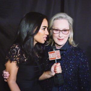 Sharon Carpenter Instagram - Happy #internationalwomensday everyone. So thankful for these incredibly inspiring ladies and many more who I’ve met along the way. The #MerylStreep hug and the #Oprah exclusive were highlights. Scroll to the last slide for a special surprise.❤️