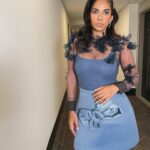 Sharon Carpenter Instagram - What an honor to be back to host the @allwomeninmedia #GracieAwards after-show with one of my fave producers @sorayazada. Big thanks to @fionabloom and, of course, my amazing stylist @bella_sophia_jewels and incredible designer @fashiondrug_by_anahit for the stunning outfit (no I didn’t wear flip flops for the show - that was just rehearsal 😅). And big thanks to @beauty_renovations for the gorgeous glam every single time. ❤️