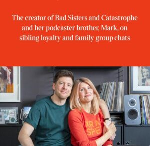 Sharon Horgan Instagram - Me and my little brother Mark @younghorgan spoke to the @thetimes about how much we hate each other.  Best to read the link in bio as I seem to have done a really shitty job of attaching the article

Photographs by the brill @anbatch