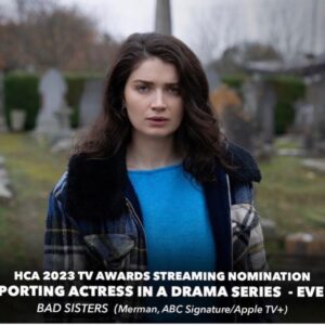 Sharon Horgan Instagram - I’m overwhelmed with gratitude for the last couple of days and so happy for the show and all my sisters who are the most brilliant, supportive, talented beauties.  And all the boys: the good ones and the baddies. The entire exceptional cast and our team of writers who we are so lucky to have. The production team especially @fayedorn and @johannknobel. The whole Merman family worked so hard and around the clock for this and I’m just really proud of everyone. All nominations amazing but @dearbhlawalsh Emmy one made me scream 💚💚

Thank you @televisionacad can’t believe it
And thank you @goldderby 💚
And thank you @hollywoodcriticsassociation 

Also it’s my birthday. I’m old today.

#badsisters 
#emmys 
@mermantvfilm 
@appletv 
@disneytvstudios 
#abcsignature