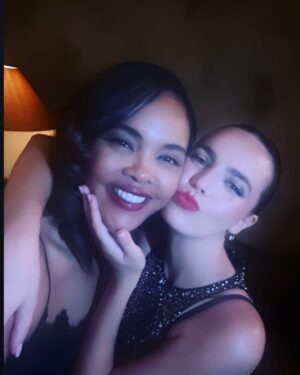 Sharon Leal Instagram - @pllsummerschool_max @prettylittleliars 🩸♥️ missin our chan bear @chandlerlkinney love ALL my little LIARS!
these two beauties . 😍😍