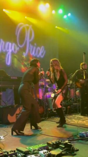 Sharon Van Etten Instagram - The last time I saw @missmargoprice perform was just before the pandemic at the Fonda in LA … and last night I had the honor of joining her on that same stage to sing Radio and Seventeen together ! Margo, thank you for sharing this beautiful moment with me . X