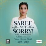 Sharul Channa Instagram - After the successful India tour in January 2024, Sharul Channa returns with her brand new one hour special, “Saree Not Sorry”. Women have had to apologise for many things over the centuries, Sharul has decided not to apologise anymore. The only thing Singapore's top female standup comedian Sharul is sorry about is not doing this show earlier. So while Sharul decides to embrace her new found love for Sarees, she also disrobes all the myths, ideologies, stigmas and stereotypes women have had to deal with all their lives …. using jokes of course. And if you get offended by these jokes, Sharul Channa is Saree not Sorry. Tickets on BookMyShow. #standup #sharulchanna #englishstandup