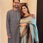Sheetal Thakur Instagram - Not fasting for obvious reasons 🤰but celebrating my dear husband nonetheless 🪬Happy Karwa ladies ♥️