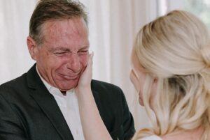 Shelby Wulfert Instagram - my mama & my papa 💛✨ thank you for being a true example of the love we all deserve to find & cherish 

My mom is an earth angel, so patient, kind & generous. It meant the world to spend the morning of our wedding with her & her grounding energy. I’m crying writing this & these tears are all the love & gratitude I have for her spilling out of me 🥹

Speaking of crying, I feel so lucky that I grew up seeing my dad cry openly & without shame - when he’s sad, when he’s happy, when he’s proud, when he witnesses people fall in love on screen, on stage, in real life… you get it, he’s a big ol softy! I told my photographer she had to be there to capture the first time he saw me in my dress & the waterworks arrived as expected. It was so special to share that moment with him & my mom & my sweet Jess 🥰 

Photographer: @natalienicolephoto 
Venue: @chateauhiddenwood 
Hair: @meghanmcnameebeautydtx 
Make Up: @ashleymariedoesmakeup