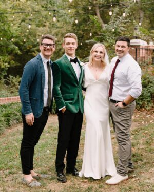 Shelby Wulfert Instagram - love love love love love 

Photographer: @natalienicolephoto 
Venue: @chateauhiddenwood 
Hair: @meghanmcnameebeautydtx 
Make Up: @ashleymariedoesmakeup