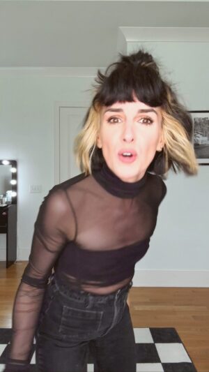 Shenae Grimes-Beech Instagram - No idea what you’re talking about 🖤

#fashion #darkaesthetic #edgyaesthetic #styleinspo #outfitoftheday