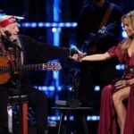 Sheryl Crow Instagram - Being inducted into the @rockhall with @willienelsonofficial made it even more special. And getting to sing Crazy with him made my night! ❤️ Photo 4: I could not have imagined this moment! Sharing the stage with my hero, Willie, and @chrisstapleton and @davematthewsband! Let’s take this on the road fellas!