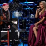 Sheryl Crow Instagram - Being inducted into the @rockhall with @willienelsonofficial made it even more special. And getting to sing Crazy with him made my night! ❤️ Photo 4: I could not have imagined this moment! Sharing the stage with my hero, Willie, and @chrisstapleton and @davematthewsband! Let’s take this on the road fellas!