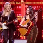 Sheryl Crow Instagram - I love this talented, bright, young woman, and what a blast to get to play on stage with her at the @rockhall induction. @oliviarodrigo is the real deal. Congrats on your Grammy nominations, Olivia! #Guts is a fantastic album!