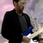Sheryl Crow Instagram - Clapton performing “Run, Baby, Run” with @sherylcrow at the Luciano Pavarotti and Friends for War Child benefit concert 1996.