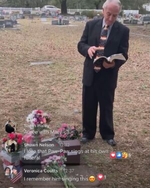 Shiloh Nelson Instagram - A few weeks ago, my Paw-Paw died of COVID-19. I’m thankful for technology today that we could live stream his funeral from our homes ❤️ The baby in the last pic is me. Till we meet again ❤️