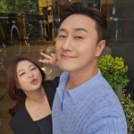 Shim Jin-hwa Instagram - - 오보💕 나 눈 안떴눈뎅?😆