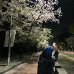 Shin Bong-sun Instagram – 봄…. 밤…… 벚꽃🫶