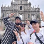 Shin Ji Instagram - 점심 먹으러 가는 길에! #마카오성바울성당⛪️