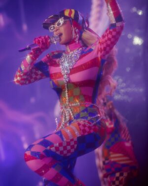 Shiona Turini Instagram - 10s 10s 10s Across the Board 💘 Will never be over @beyonce in custom @emiliopucci. Thank you to the entire team for such a beautiful collaboration with me. For working thru every detail - from design to fabrication to crystal placement, jewelry additions, custom crystal thongs and bejeweled boots. One of my favorites of the #RWT for sure. Styled by me.