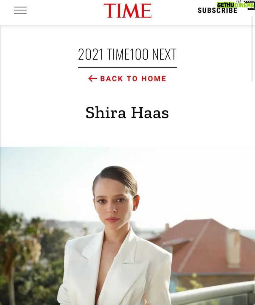 Shira Haas Instagram - SO SO PROUD to be included in the 2021 #TIME100NEXT list alongside the most talented people. ❤️ And thank you to the very best @deborah_feldman for your kind, moving and beautiful words. Ich hub dich lieb. Thank you for this great honor. @time 💃🏼🙆🏼‍♀️✨