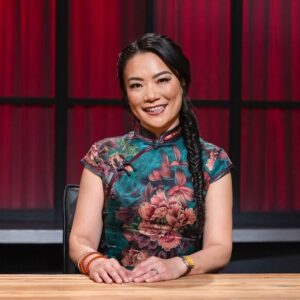 Shirley Chung Instagram - Hiiiii! 🔥🙋🏻‍♀️ I am going to judge Chopped for the very first time! Can you tell I am Sooooooo excited!! 😆  Premiering Tuesday, March 5th at 8pm- “A Taste of China”
Four talented chefs are thrilled to compete in a battle celebrating Chinese cuisine! When an item in the first basket prompts the chefs to make very similar appetizer plates, the cooks scramble to distinguish themselves. In the entrée round, the judges are happy when the chefs take the opportunity to showcase their unique styles, but they must still send someone’s salmon plate to the chopping block. In the end, the final two competitors find noodles and a cool candy in the dessert basket @foodnetwork #chopped #judge #dumplingmafiaqueen #chefshirleychung