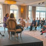 Shirley Ballas Instagram - Lights, camera, conversation! 💃🏽🪩   Yesterday we hosted a very special afternoon of captivating conversations with Strictly Head Judge, Shirley Ballas.   Amid laughter, Shirley shared tales of her life and career, enchanting us with her charisma. It was a celebration of her resilience and passion, leaving an indelible mark on all present.   A special thank you to @shirleyballas for joining us and the wonderful @elizabethkirbyed from @hampshirelifemagazine for a great conversation. #ShirleyBallas #ChewtonGlen #strictlycomedancing
