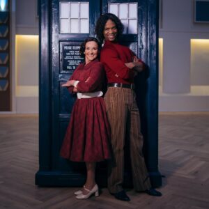 Shirley Ballas Instagram - Did you all catch darling Jojo and I in the brand new series of @bbcdoctorwho ? 💙 @johannesradebe … What an honour and total joy it was to dance with the talented cast @ncutigatwa @milliegibbo. I think the new series is going to be exciting. Thank you for having me be a part of something special. Loooved it. Xx 

#DoctorWho @bbciplayer