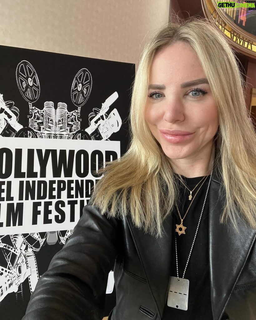 Shirly Brener Instagram - premiere screening at @hriff_hollywood_film_festival celebrating another festival selection for Not My Circus @notmycircusfilm 🎬🤡 written &!directed by Mila @milabrenerofficial at 17 !! starring @jujubrenerofficial and a wonderful cast & crew 😍 After the strikes & a strange time for the industry and the world its so special to see how people still just love movies as much as we do!! ✨❤️🍿✨ 👈🏼 swipe for cool photos •thank u @l_o_jewelry for my amazing meaningful jewerly
