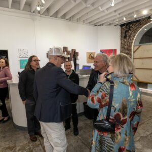 Shirly Brener Instagram - SPECTACULAR OPENING NIGNT!!! ✨🌻🌷🌻💐🌷💫brucerubensteinart  Solo Exhibition in Los Angeles “WELCOME TO THE PHARCYDE”✨🖼️✨ at @artplexgallery

show will be running through end of month 👨🏼‍🎨 
👈🏼 swipe for more cool photos 

• 📸 ph by @matthew_deere_art