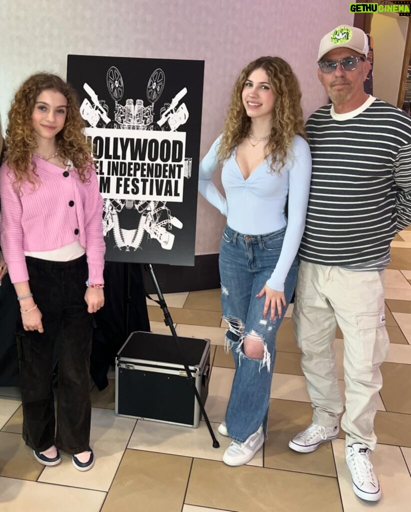 Shirly Brener Instagram - premiere screening at @hriff_hollywood_film_festival celebrating another festival selection for Not My Circus @notmycircusfilm 🎬🤡 written &!directed by Mila @milabrenerofficial at 17 !! starring @jujubrenerofficial and a wonderful cast & crew 😍 After the strikes & a strange time for the industry and the world its so special to see how people still just love movies as much as we do!! ✨❤️🍿✨ 👈🏼 swipe for cool photos •thank u @l_o_jewelry for my amazing meaningful jewerly