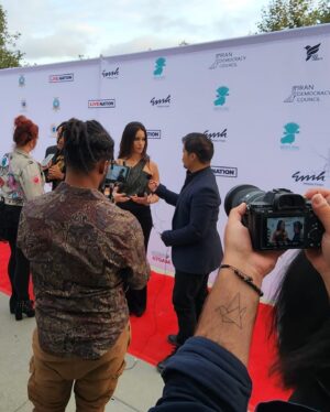 Shiva Negar Instagram - Thank you to the amazing team @liveforlibertyla @emhproductions @rafe_rafahi @shay.soroush @cyrussaidi for all their hard work and remarkable efforts to plan and execute such an impactful event. I am honored to have been a part of this collective effort to continue amplifying the voices of the voiceless, with a goal to ripple through the global community, for positive change, for Woman Life Freedom! 💚🤍❤️