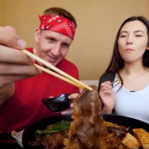 Shizuka Anderson Instagram - 😱🥩 A5 Wagyu In Japan! 🇯🇵💸

Hunting Down The Best A5 Wagyu In Tokyo! 🏆🔥

***ANSWER POLL BELOW***

▶️ Full Video Title:
Mega Rare Japanese Wagyu!!! Tokyo's Top Quality A5 Beef!!!
[Main Channel] Best Ever Food Review Show
(YouTube Link in Bio)

⭐ Featuring:
- The Stunning, Ms. Shizuka "Shizzy" Anderson (@xshizzyx)
"Dozo, Dozo, Dozo..." 😅
- The BEFRS Team (Producers, Editors & Camera Operators)
"..." 🤤
- Bulky Dude no.2, Mr. Hirashima (Restaurant Owner, Meat Bar Nikutarashi)
- First Time Cooking on Camera, Sukiyaki Guy (Chef, Ruyuriya)

🙏 Special thanks to the food travel company, tokyobyfood.com (@japanbyfood) for organizing our tour of Tokyo’s best beef!

🥩 [WAGYU]
Translation: "Japanese Beef"
"I don't ever wanna swallow it." — Sonny Side

📍 MEAT BAR NIKUTARASHI (@nikutarashi0029)
"Specializes in A5 Wagyu Beef Yakiniku" (DIY Table Grill)
ADDRESS: 1-34-3 Yoyogi Shibuya-ku, Tokyo 17th Kikuchi Building 1F
OPEN: 5:30PM - 11:30PM ⏰

🥓 WAGYU SASHIMI
Hokkaido beef served sashimi style as a special off-menu delicacy by the restaurant owner.
💸 PRICE: $18.22 USD / ¥2,000 JPY

🥩 5 VARIETIES WAGYU BEEF
Zabuton (Chuck Flap), Beef Tongue, Sankaku Bara (Chuck Short Rib), Kamenoko (Knuckle) and Misuji (Top Blade). All served with side sauces of soy sauce, lemon and a special apple sauce.
💸 PRICE: $36.26 USD / ¥3,980 JPY

📍 RUYURIYA RESTAURANT
ADDRESS: 5-18 Maruyama-machi, Shibuya-ku, Tokyo 2 Sogezaka Square Building 2F
OPEN: 12PM - 3PM & 6PM - 11PM (Mon - Fri)
Sat: 12PM - 3PM | 5PM - 11PM ⏰
Sun: CLOSED

🍲 SUKIYAKI (Two Cooking Types)
1️⃣ Dipping Sukiyaki
2️⃣ Sukiyaki Hotpot
💸 PRICE: $45.55 USD / ¥5,000 JPY

#BEFRS #BestEverJapanFoodTour #BestEverFoodReviewShow #Sonny #foodvideo #food #foodporn #foodie #bbq #delicious #foodstagram #instafood #eat #Japanesefood #Japan 🇯🇵

🚨 [POLL]
》》How would prefer eating WAGYU BEEF?
