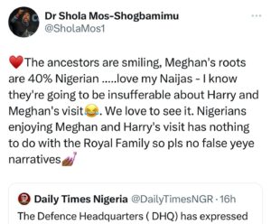 Shola Mos-Shogbamimu Instagram - 🙄Safari in Nigeria??! This isn’t lazy ignorance. It’s plain racist ideology. The idiots who think Africa is a Country NOT a Continent are the same who think Africa is synonymous with safari & are from the school of  thought that ‘African nations are tribes”. Same fools label 50million  Yorubas, 35million  Igbos as tribes but Scotland with 5million  & Finland with 5million  as nations. The ideology of Whiteness is a sickness.