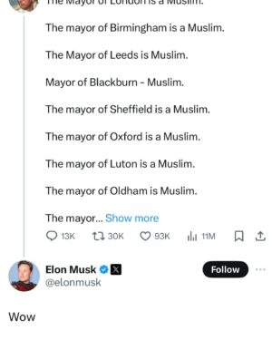 Shola Mos-Shogbamimu Instagram - Islamophobia is being weaponised at an alarming rate in UK under the guise of free speech. @lozzafox1 is a disgusting reprobate whose bigotry should be robustly condemned. 

You know he’s targeting Black and Brown British Muslims. 

Laurence Fox lost his bid to run for London Mayor and has lost his £5,000 deposit after securing just 0.005% of votes in his attempt to become a London Assembly member.

So what does he do? Attack Muslims - and Elon Musk endorses the lies with a ‘Wow’. Not condemnation like he’s doing with antisemitic tweets (after his rush to Israel to whitewash endorsing antisemitic tweets) no - he gave Fox a ‘wow’.