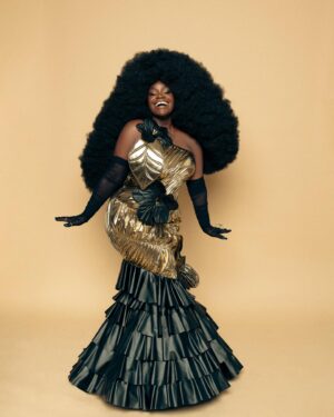 Shoniqua Shandai Instagram - I want to thank @amazonstudios for the honor of attending the Amazon x @vanityfair pre-awards show celebration last night. Fun story! I had this dress made a year ago in hopes of attending a Vanity Fair party in 2023, but didn’t get an invitation. A year later I’m minding my business painting 🤣 and an invite showed up in my inbox…. I declare over myself and whoever receives it that the things we desire will chase us down this year! In Jesus Name! 🙏🏿 What a way to start 2024?! 🌟🚀🌟🚀🌟🚀🌟🚀

Shot by: @evision_photoz 
Asst: @facesrmycanvas 
Makeup: @makeupbyejgregory 
Hair: @indiamhammond 
Dress: @angelayalacouture 
Creative Director: Mwah! 💅🏿
Publicist: @nianawill 
Special Thanks to my mama @alaishablessed for making me this FIONE! 😍

#goldenglobes #internationalhouseholdname 
#dress #fashion #photography #model #actress #ootd #blessed #covergirl #vanityfair