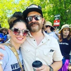 Shoshannah Stern Instagram - Family reunion on the picket lines #wgastrong #sagaftrastrong #spnfamily