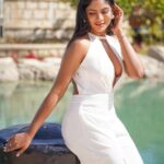 Shruti Reddy Instagram - 🤍✨ Outfit: @laxmikrishnaofficial Styling: @manogna_gollapudi Photography: Kate Retoucher: @ashishsom @manassompurapix Managed by: @mahendrababu2590 @thanga_18