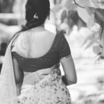 Shruti Reddy Instagram – This #saree in #blackandwhite feels like a #dreamy #movie 🤍💗🦋