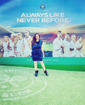 Shweta Pandit Instagram - OMG this is gonna be crazy #wimbledon2023 #london🇬🇧