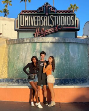 Siena Agudong Instagram - Some of the @residentevilnetflix cast and I got to take our screams off-screen and celebrate our premiere day at Universal Studios. Big big thank you @unistudios :)). #universalstudioshollywood @slash.agency