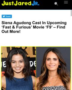Siena Agudong Instagram - young mia in F9 June 25th 2021.