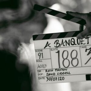 Sienna Guillory Instagram - This film means so much to me, I got to work with the loveliest souls and I wish we could keep going every day, it’s sort of heartbreaking when a film is over but then when it gets up and walks around in its own it’s almost even more heartbreaking that it doesn’t need you anymore. This is #ABanquet and it’s our baby. @guardian pick of the week tonight at 11:10 on @film4  and available to stream for 30 days after. @ruthpaxton @leonoradarby purely excellent director and producer pair 

Images by @lauraradford_stills 
All love to our A Banquet family and 🙏🌸